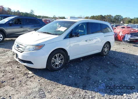 2011 Honda Odyssey Ex-L z USA, uszkodzony, nr VIN 5FNRL5H64BB070562